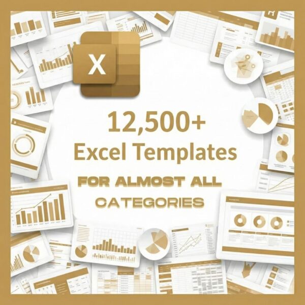 12,500+ Excel Templates